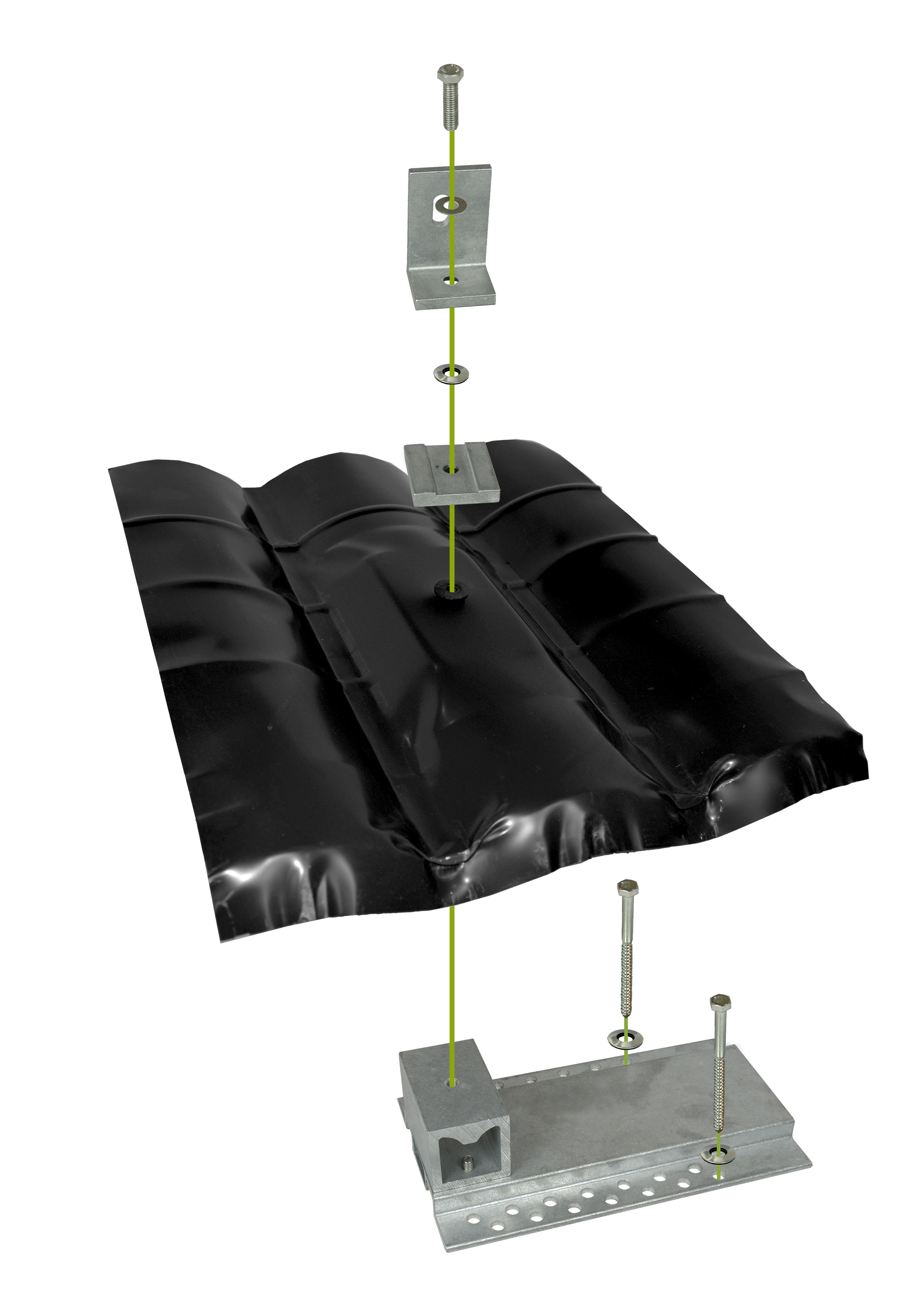 W Tile Flashing System Exploded Product...